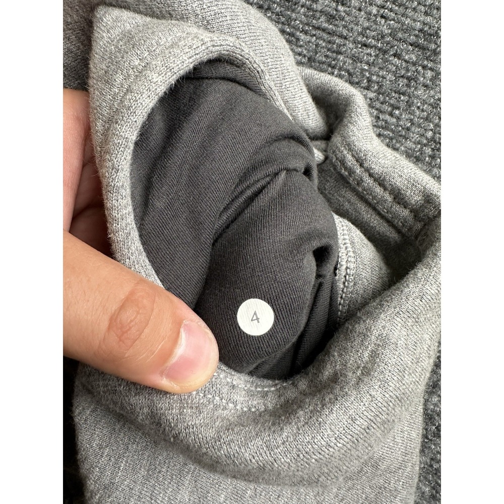 Womens Lululemon High Neck Collared Coat Jacket Gray, Size 4 - Picture 6 of 14